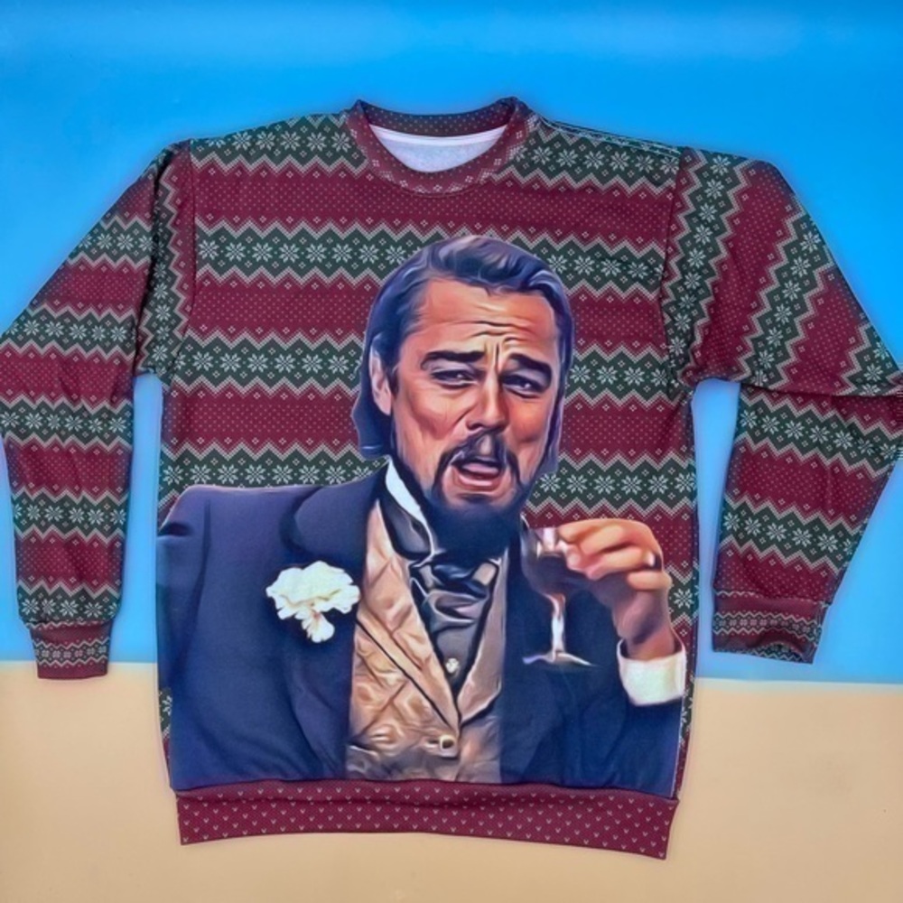 Leonardo Decaprio Christmas Crewneck Sweatshirt